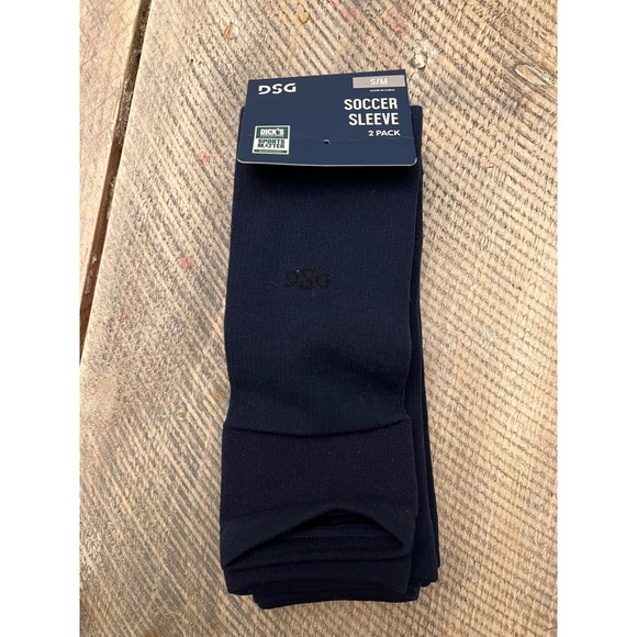 DSG Other - DSG Soccer Sleeve Kids S/M Navy NEW 2 Pack Compression DSGSCRSLV01
